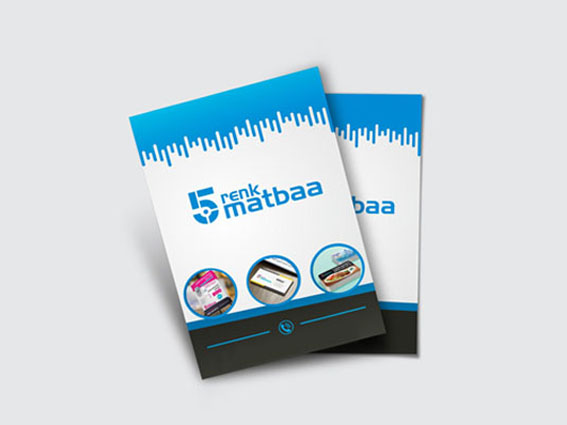 A5 ebat Kuşe Çıkartma Etiket